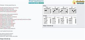 Chord Mimpi Yang Sempurna Ukulele